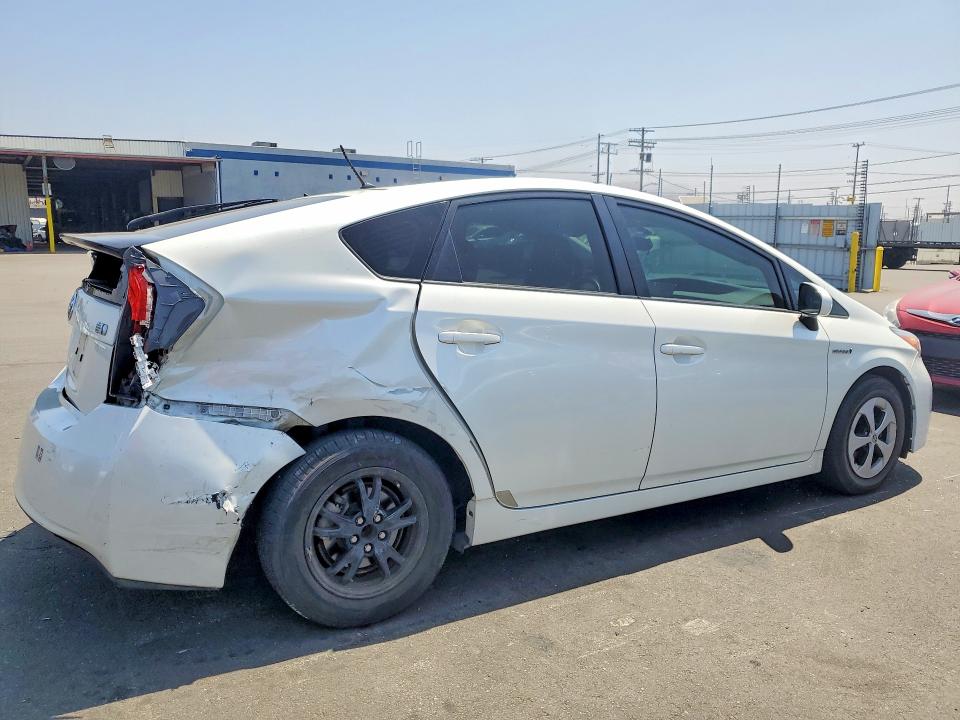 2015 Toyota Prius VIN JTDKN3DUXF0417241 COPART salvage auction — REAR END, Ca - Salvage Certificate, sold $4,200 on 2026-07-06 (photo 3)