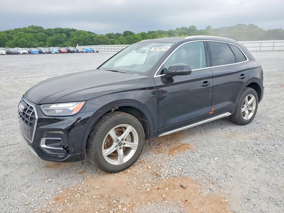 2021 Audi VIN WA1AAAFY9M2115737 COPART salvage auction — WATER/FLOOD, Nc - Salvage Certificate Of Title, sold $10,100 on 2026-07-15 (photo 1)