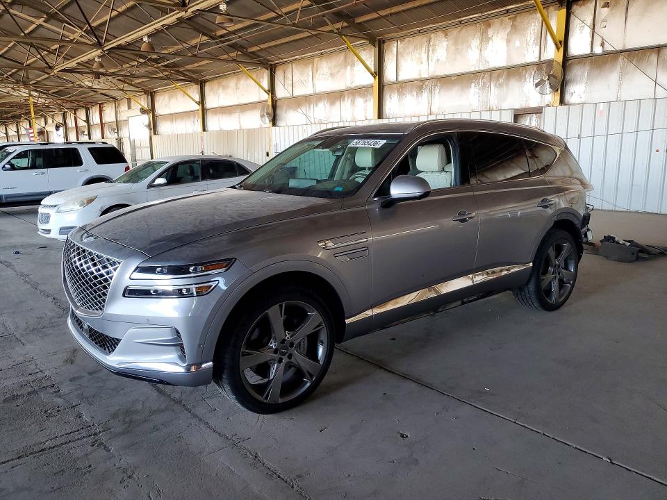 2023 Genesis Gv80 VIN KMUHCESC5PU111044 COPART salvage auction — REAR END, Az - Cert Of Title - Salvage, sold $16,800 on 2026-07-27 (photo 1)
