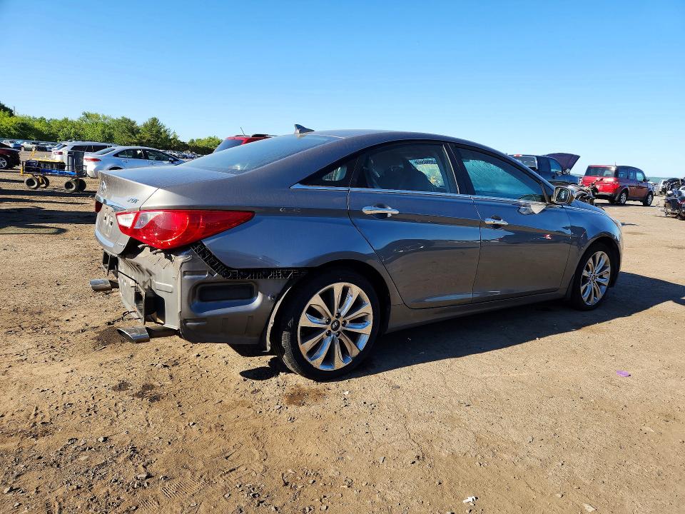 2013 Hyundai Sonata VIN 5NPEC4AB1DH557352 COPART salvage auction — REAR END, Pa - Certificate Of Salvage, sold $1,050 on 2026-07-14 (photo 3)