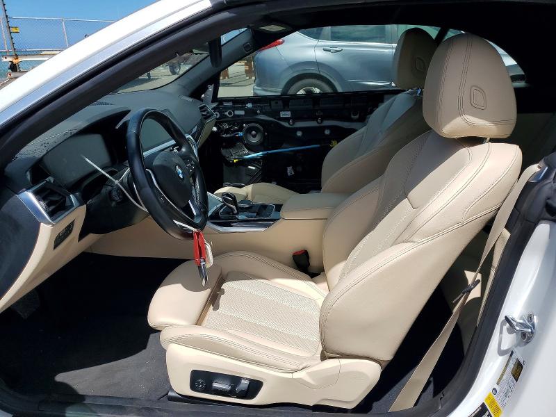 2022 BMW 4er VIN WBA23AT05NCK77599 COPART salvage auction — FRONT END, Hi - Certificate Of Salvage, sold $9,700 on 2026-08-10 (photo 7)