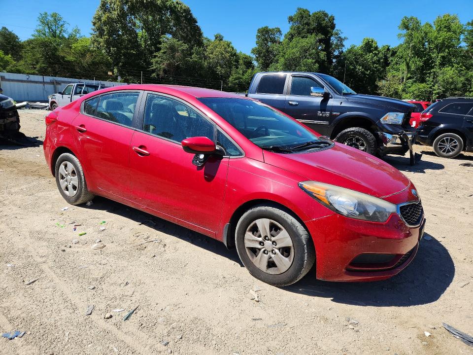 2014 Kia VIN KNAFK4A63E5068489 COPART salvage auction — FRONT END, Md - Cert Of Salvage < 75% Damage, sold $725 on 2026-07-14 (photo 4)