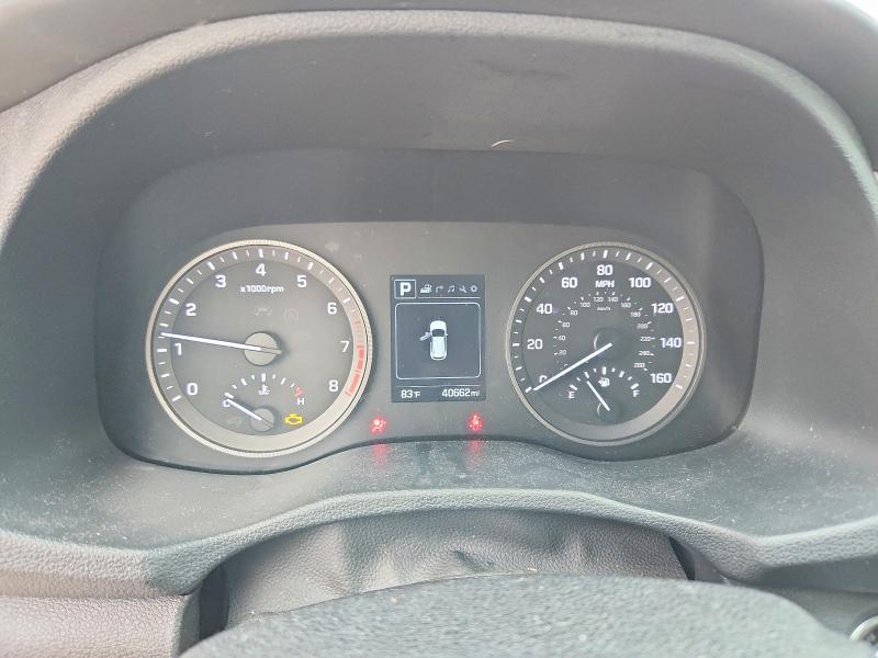 2018 Hyundai Tucson VIN KM8J33A22JU788105 COPART salvage auction — FRONT END, Tx - Salvage Vehicle Title, sold $2,850 on 2026-07-31 (photo 9)