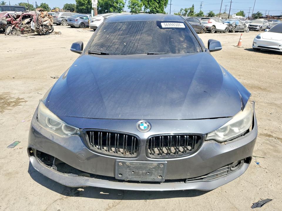 2014 BMW 4er VIN WBA3N7C51EF718530 COPART salvage auction — SIDE, Ca - Salvage Certificate, sold $1,000 on 2026-07-13 (photo 5)