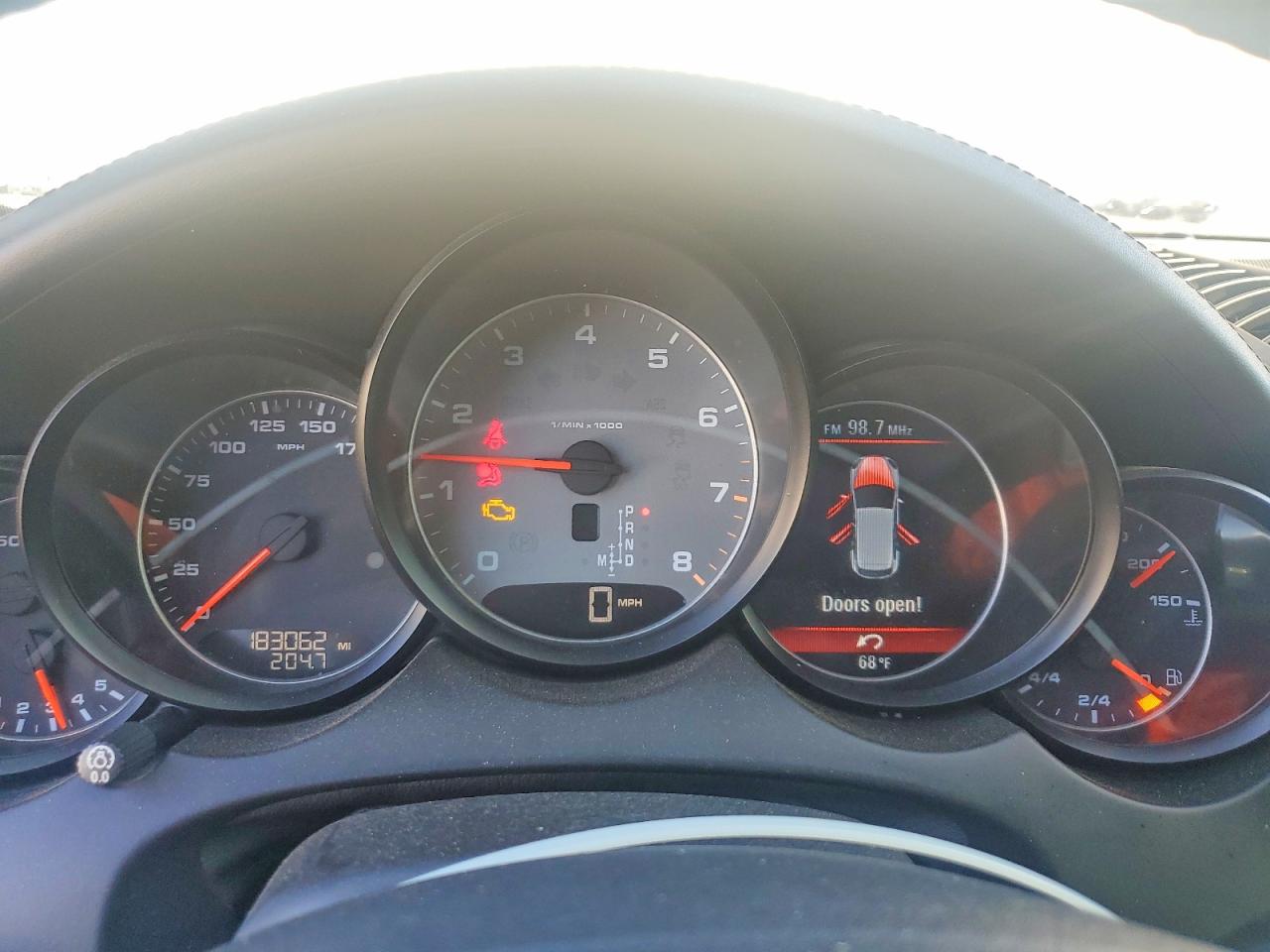 2011 Porsche Cayenne VIN WP1AB2A25BLA42058 COPART salvage auction — Side, FL - DIS/DLR/EXP ONLY CLEAN TITLE, sold $1,150 on 2026-07-08 (photo 9)