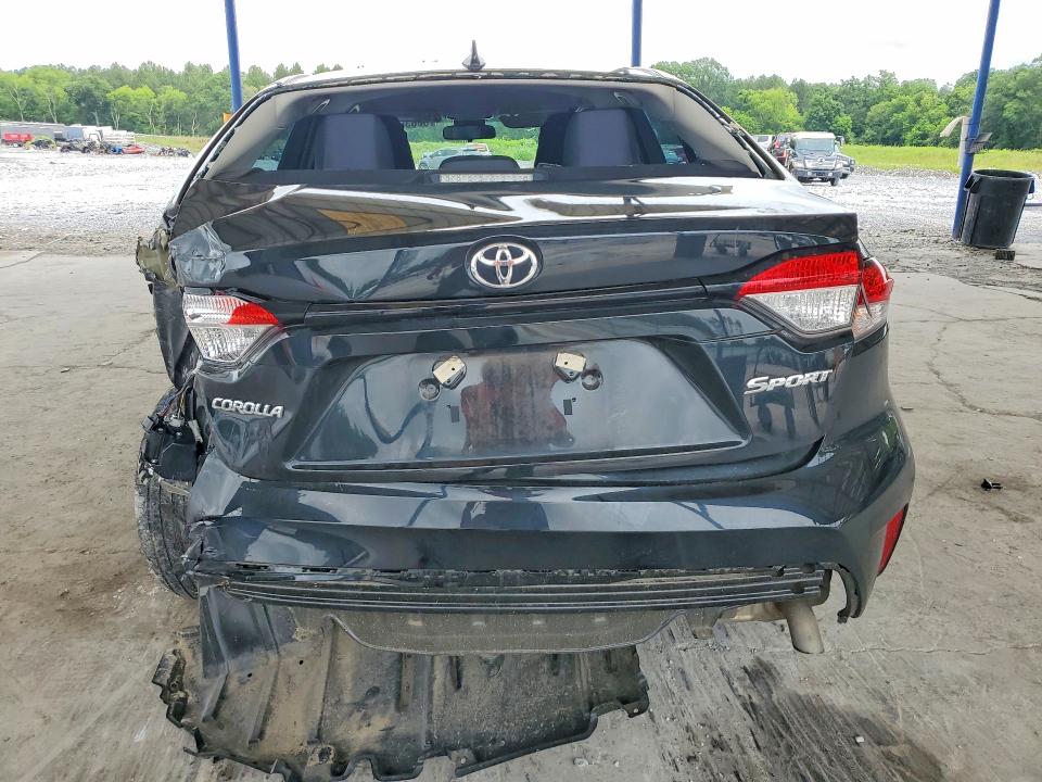 2021 Toyota Corolla VIN 5YFEPMAE0MP168204 COPART salvage auction — ROLLOVER, Ga - Cert Of Title-Salvage, sold $4,200 on 2026-07-09 (photo 6)