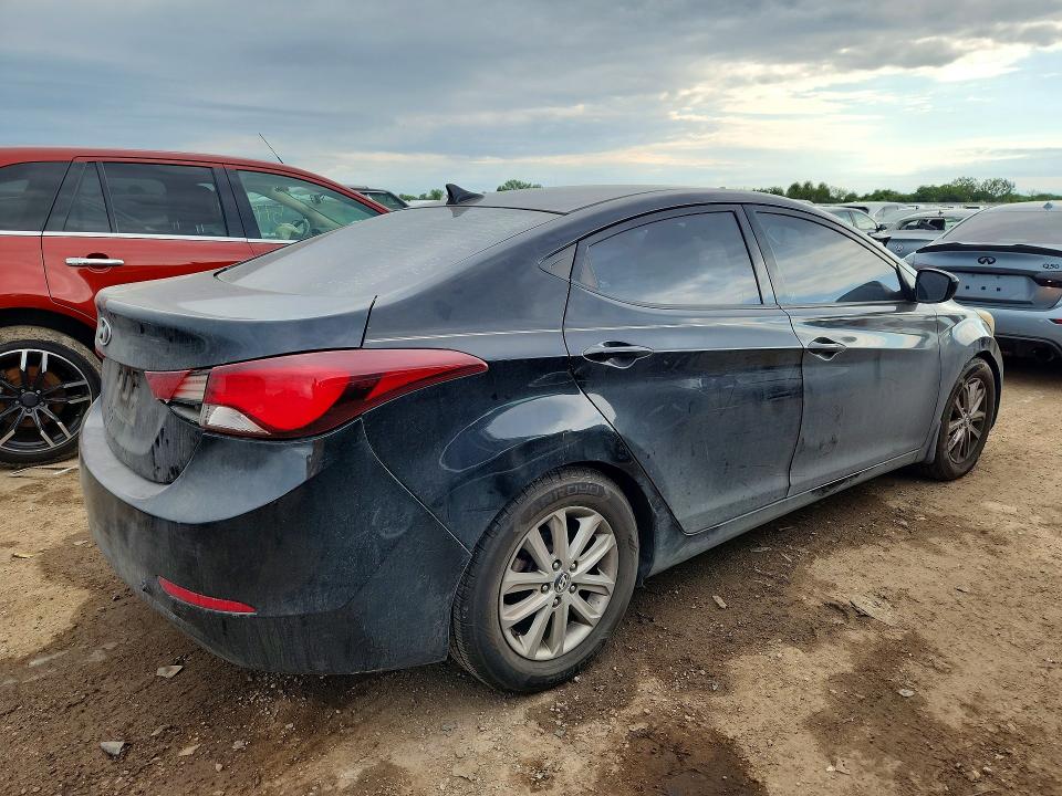 2015 Hyundai Elantra VIN KMHDH4AE1FU228131 COPART salvage auction — MECHANICAL, Fl - Cert Of Title-Rebuilt, sold $750 on 2026-07-30 (photo 3)