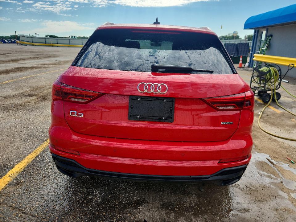 2025 Audi Q3 VIN WA1DECF32S1059421 COPART salvage auction — FRONT END, Fl - Cert Of Title Slvg Rebuildable (P), sold $13,600 on 2026-07-23 (photo 6)