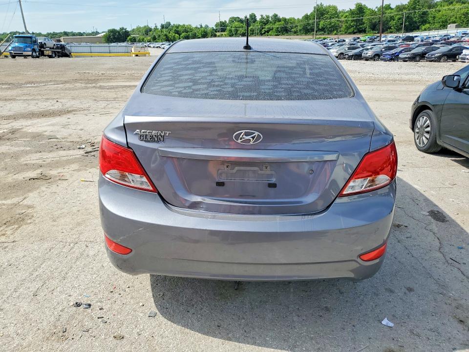 2016 Hyundai Accent VIN KMHCT4AE3GU064182 COPART salvage auction — ROLLOVER, Ky - Cert Of Title-Salvage, sold $475 on 2026-07-15 (photo 6)