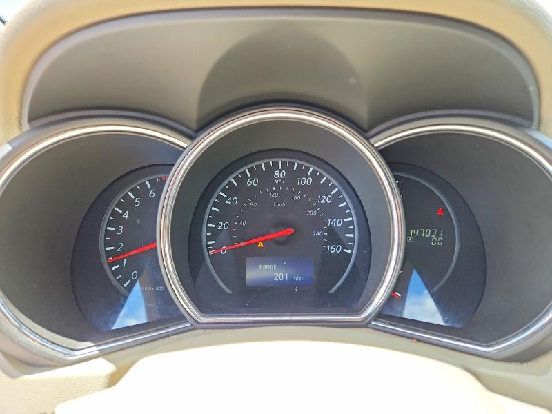 2013 Nissan Murano VIN JN8AZ1MW4DW322081 COPART salvage auction — MECHANICAL, Pa - Cert Of Title, sold $450 on 2026-07-31 (photo 9)