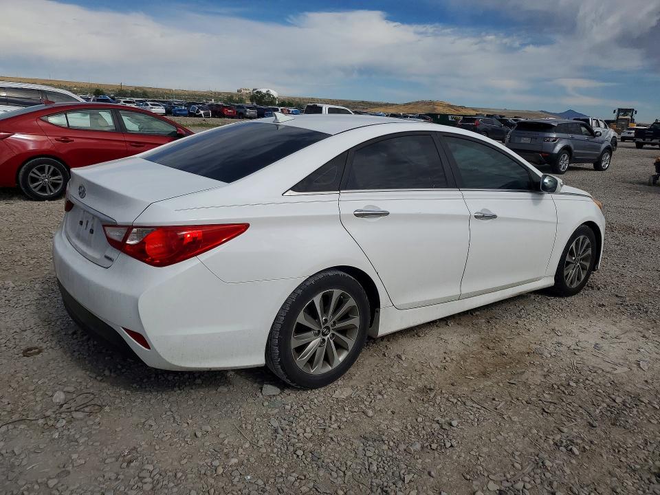 2014 Hyundai Sonata VIN 5NPEC4AC6EH816332 COPART salvage auction — MINOR DENT/SCRATCHES, Ut - Salvage Certificate, sold $675 on 2026-07-10 (photo 3)