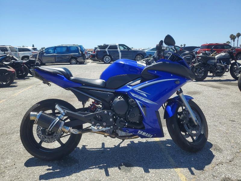 2009 Yamaha Fz6 VIN JYARJ18Y29A000587 COPART salvage auction — SIDE, Ca - Salvage Certificate, sold $850 on 2026-07-16 (photo 1)
