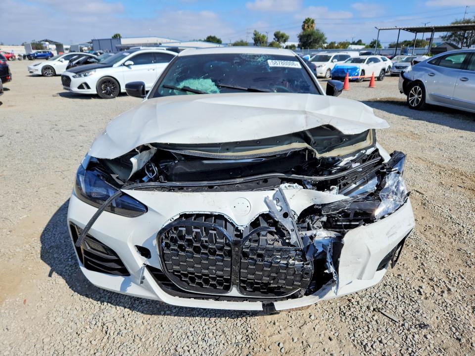 2026 BMW 4er VIN WBA43DA08TCW52198 COPART salvage auction — FRONT END, Ca - Salvage Certificate, sold $18,800 on 2026-07-31 (photo 5)