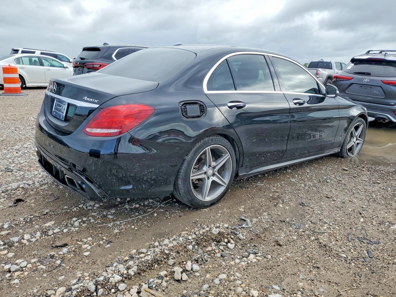 2015 Mercedes-Benz C-Class VIN 55SWF6GB1FU001816 COPART salvage auction — Rear End, TX - CERTIFICATE OF TITLE (P), sold $6,600 on 2026-07-02 (photo 3)