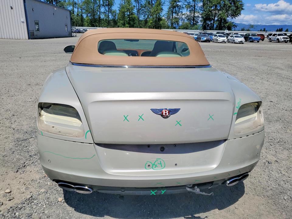 2014 Bentley Continental VIN SCBGT3ZA0EC093646 COPART salvage auction — FRONT END, Wa - Bill Of Sale, sold $29,500 on 2026-07-27 (photo 6)