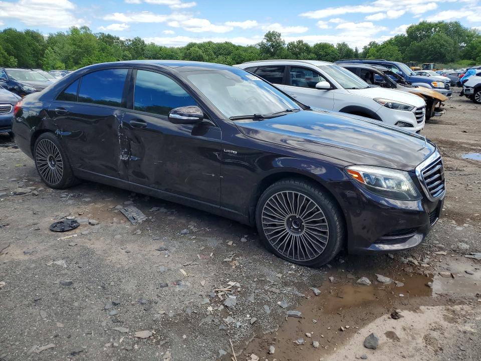 2016 Mercedes-benz S-klasse VIN WDDUG8FBXGA227033 COPART salvage auction — SIDE, Pa - Certificate Of Salvage, sold $425 on 2026-08-03 (photo 4)