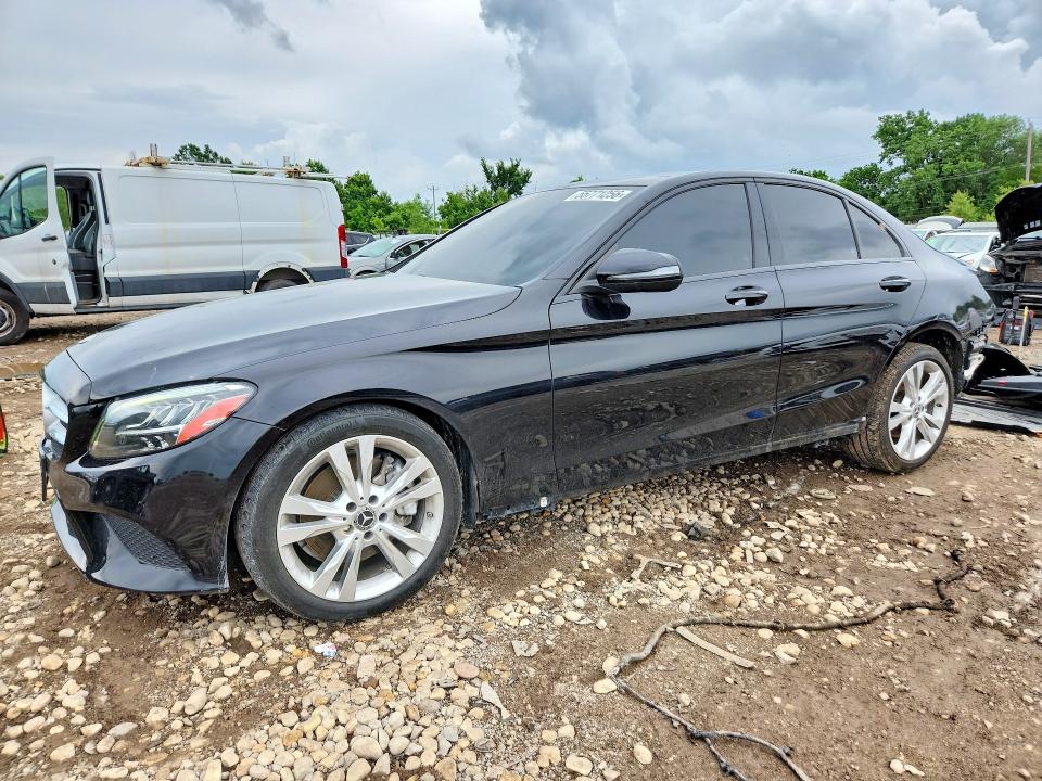2021 Mercedes-benz C class VIN W1KWF8DB9MR618556 — COPART salvage auction photo