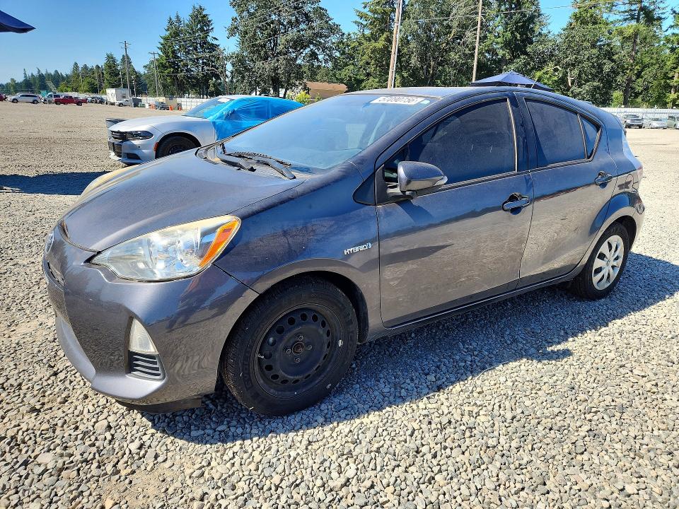 2014 Toyota Prius c VIN JTDKDTB38E1073334 COPART salvage auction — FRONT END, Wa - Vehicle Cert Of Ownership-Titl, sold $850 on 2026-07-02 (photo 1)