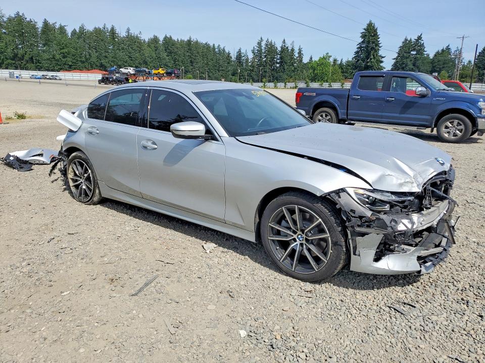 2020 BMW 3er VIN WBA5R1C02LFH80114 COPART salvage auction — REAR END, Wa - Bill Of Sale, sold $4,200 on 2026-07-10 (photo 4)