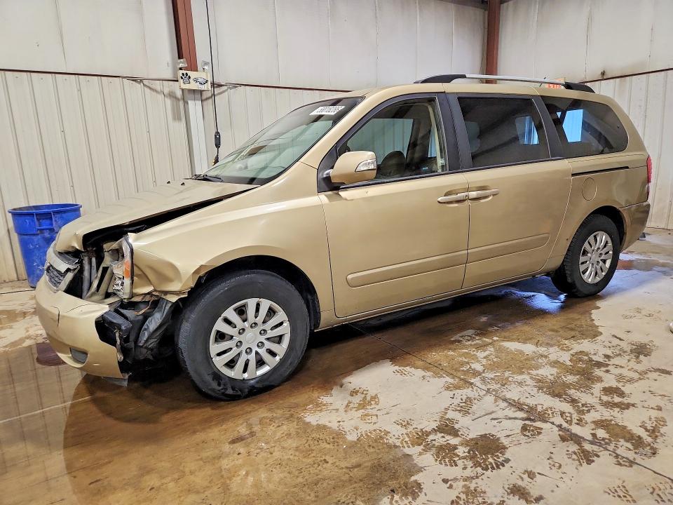 2011 Kia SEDONA VIN KNDMG4C73B6402737 COPART salvage auction — FRONT END, Pa - Certificate Of Salvage, sold $400 on 2026-07-07 (photo 1)