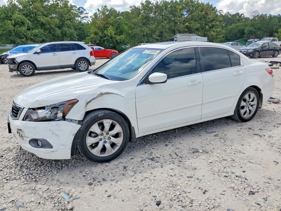 2008 Honda Accord VIN JHMCP268X8C032285 COPART salvage auction — FRONT END, Tx - Salvage Vehicle Title, sold $1,100 on 2026-07-31 (photo 1)