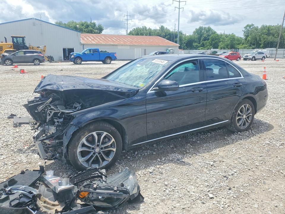 2017 Mercedes-benz C-klasse VIN WDDWF4KBXHR240894 COPART salvage auction — FRONT END, OH - CERTIFICATE OF TITLE, sold $850 on 2026-07-24 (photo 1)