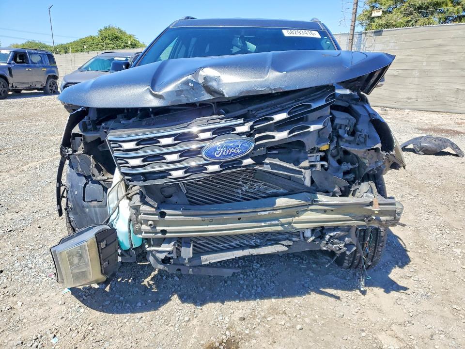 2017 Ford Explorer VIN 1FM5K7D83HGD04544 COPART salvage auction — FRONT END, Ca - Salvage Certificate, sold $1,450 on 2026-07-02 (photo 5)