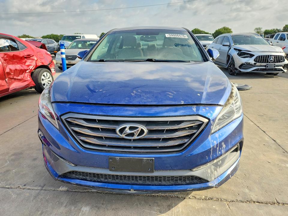 2017 Hyundai Sonata VIN 5NPE34AF2HH539712 COPART salvage auction — Burn Engine, Il - Salvage Certificate, sold $1,550 on 2026-07-09 (photo 5)