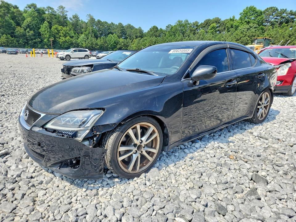 2008 Lexus Is VIN JTHBE262585017873 COPART salvage auction — REAR END, Ga - Cert Of Title-Salvage, sold $300 on 2026-07-21 (photo 1)