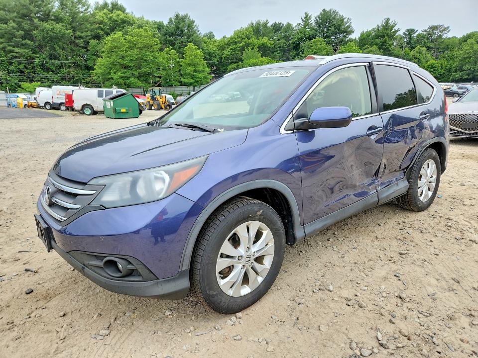 2012 Honda VIN JHLRM4H78CC025187 COPART salvage auction — SIDE, Ma - Cert Of Title-Reconstrctd Coll, sold $2,800 on 2026-07-02 (photo 1)