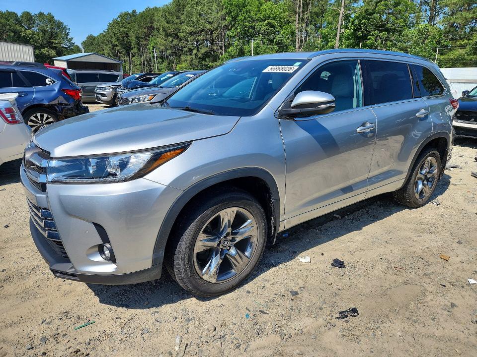 2019 Toyota Highlander VIN 5TDDZRFH3KS946568 COPART salvage auction — BURN, Md - Cert Of Salvage < 75% Damage, sold $4,600 on 2026-07-28 (photo 1)