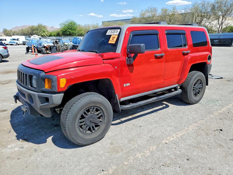 2009 Hummer H3 VIN 5GTEN13E398103408 COPART salvage auction — FRONT END, NV - SALVAGE TITLE, sold $1,100 on 2026-07-28 (photo 1)