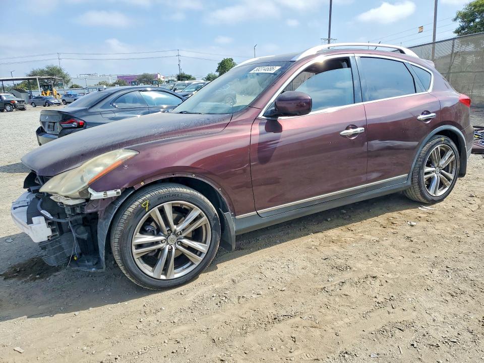 2012 Infiniti Ex VIN JN1AJ0HP9CM400173 COPART salvage auction — SIDE, Ca - Salvage Certificate, sold $1,450 on 2026-07-31 (photo 1)