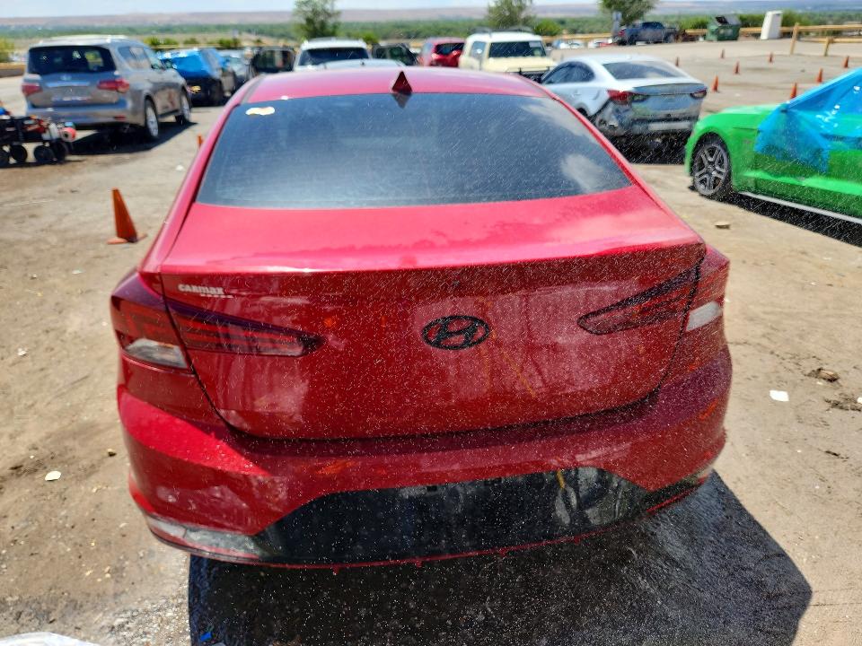 2019 Hyundai Elantra VIN KMHD84LF1KU766389 COPART salvage auction — VANDALISM, Nm - Cert Of Title-Salvage, sold $2,650 on 2026-07-20 (photo 6)