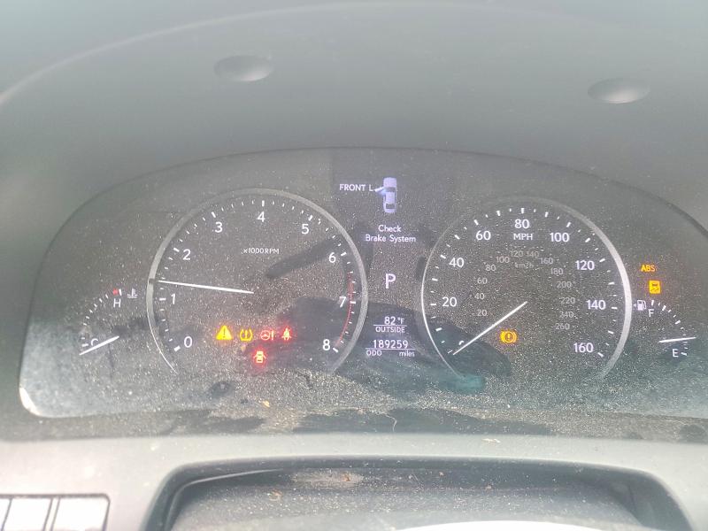 2013 Lexus Ls VIN JTHBL5EF9D5115052 COPART salvage auction — MINOR DENT/SCRATCHES, Fl - Certificate Of Title (P), sold $5,200 on 2026-07-08 (photo 9)
