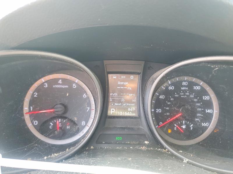 2014 Hyundai Santa fe VIN 5XYZUDLB5EG227850 COPART salvage auction — REAR END, OH - CERT OF TITLE-SALVAGE (P), sold $1,550 on 2026-07-24 (photo 9)