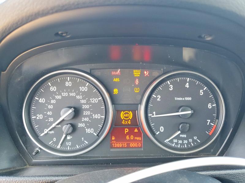 2013 BMW X1 VIN WBAVL1C55DVR83595 COPART salvage auction — FRONT END, CA - DIS/DLR/EXP ONLY CLEAN TITLE, sold $2,350 on 2026-07-29 (photo 9)