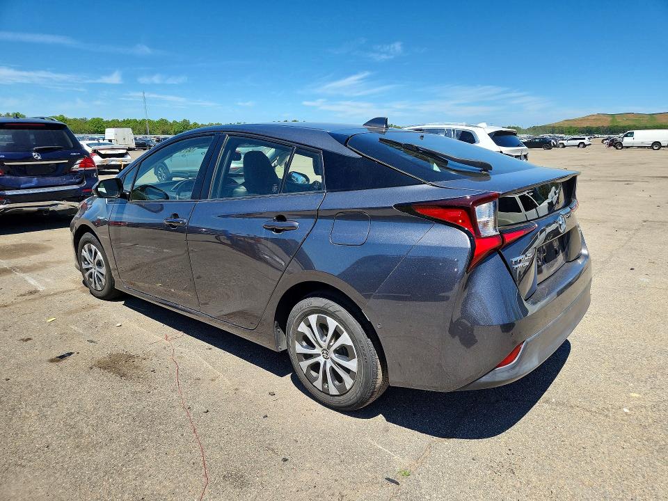 2020 Toyota Prius VIN JTDL9RFU1L3016390 COPART salvage auction — SIDE, Ny - Mv-907A Salvage Certificate, sold $4,000 on 2026-07-20 (photo 2)