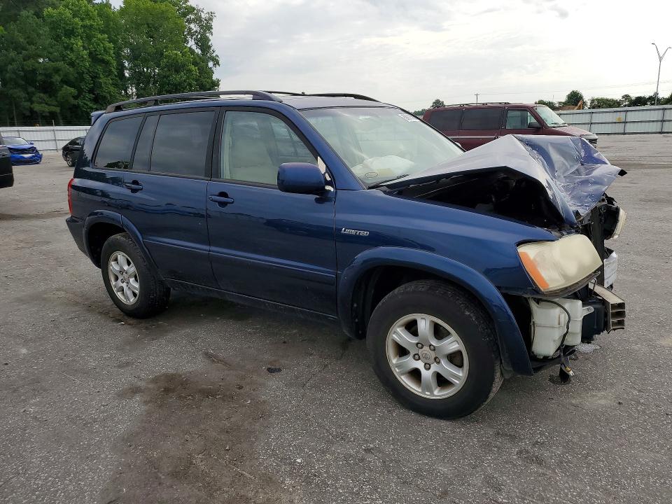 2003 Toyota Highlander VIN JTEHF21A530154126 COPART salvage auction — FRONT END, Nc - Salvage Certificate Of Title, sold $400 on 2026-07-28 (photo 4)