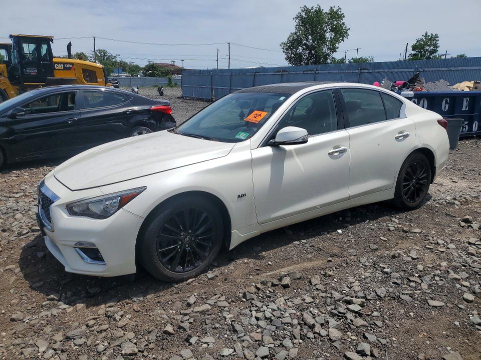 2018 Infiniti Q50 VIN JN1EV7AR8JM438520 COPART salvage auction — WATER/FLOOD, Nj - Flood Title / Previous Salvage, sold $2,150 on 2026-07-30 (photo 1)
