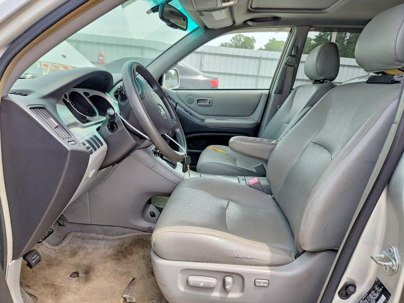 2006 Toyota Highlander VIN JTEGP21A160121248 COPART salvage auction — FRONT END, Nc - Salvage Certificate Of Title, sold $450 on 2026-07-29 (photo 7)