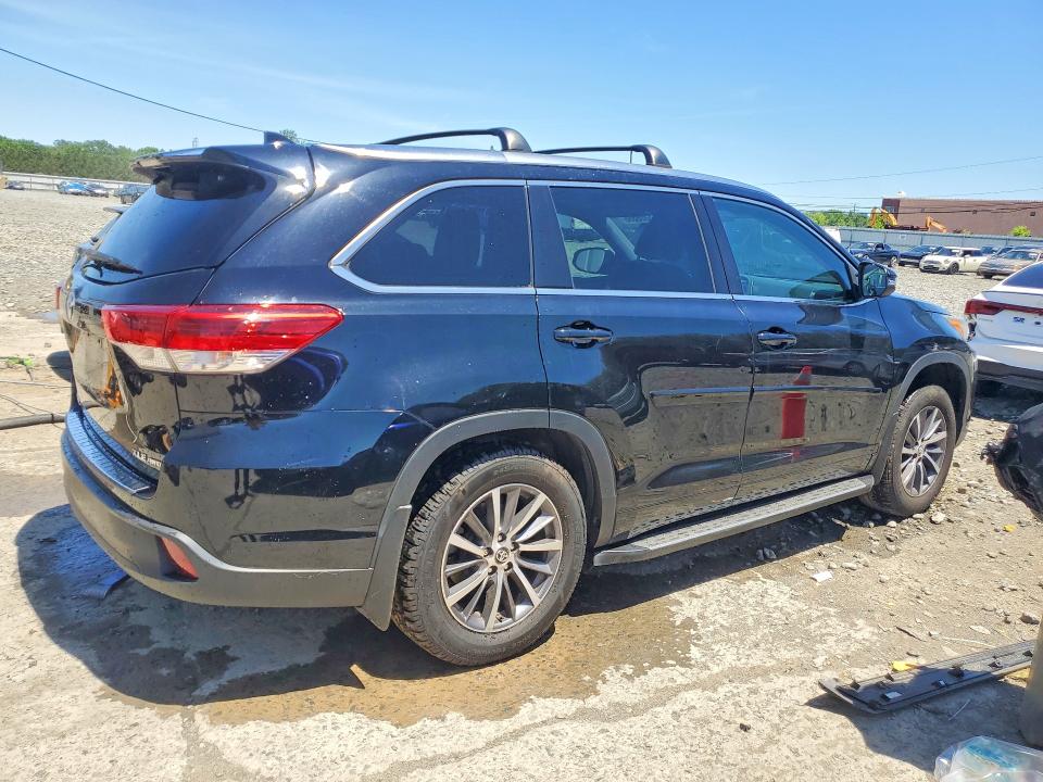 2018 Toyota Highlander VIN 5TDJZRFH9JS555457 COPART salvage auction — SIDE, Nj - Cert Of Title-Salvage, sold $2,250 on 2026-07-29 (photo 3)