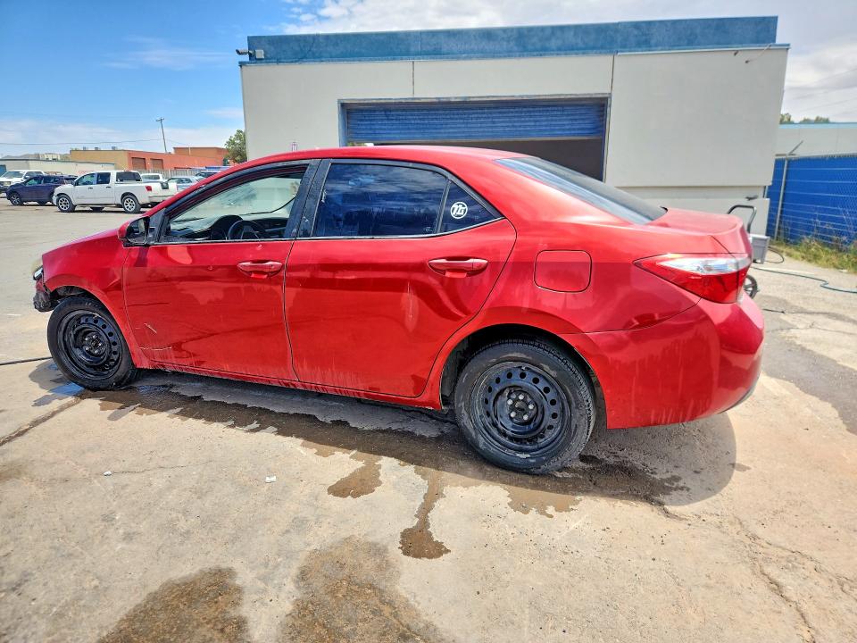 2016 Toyota Corolla VIN 5YFBURHE2GP479586 COPART salvage auction — FRONT END, Nm - Certificate Of Title, sold $775 on 2026-07-07 (photo 2)