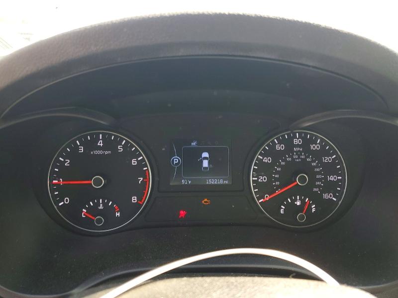 2018 Kia VIN 5XXGU4L36JG186448 COPART salvage auction — FRONT END, Nc - Salvage Certificate Of Title, sold $400 on 2026-07-21 (photo 9)