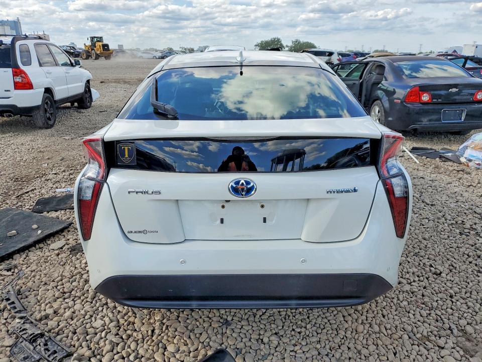 2017 Toyota Prius VIN JTDKARFU2H3044970 COPART salvage auction — REAR END, Il - Salvage Certificate, sold $6,000 on 2026-07-29 (photo 6)
