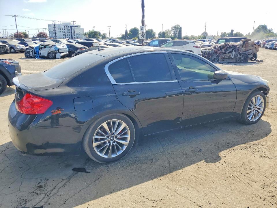 2013 Infiniti G VIN JN1CV6AP2DM305031 COPART salvage auction — FRONT END, Ca - Salvage Certificate, sold $2,000 on 2026-07-16 (photo 3)