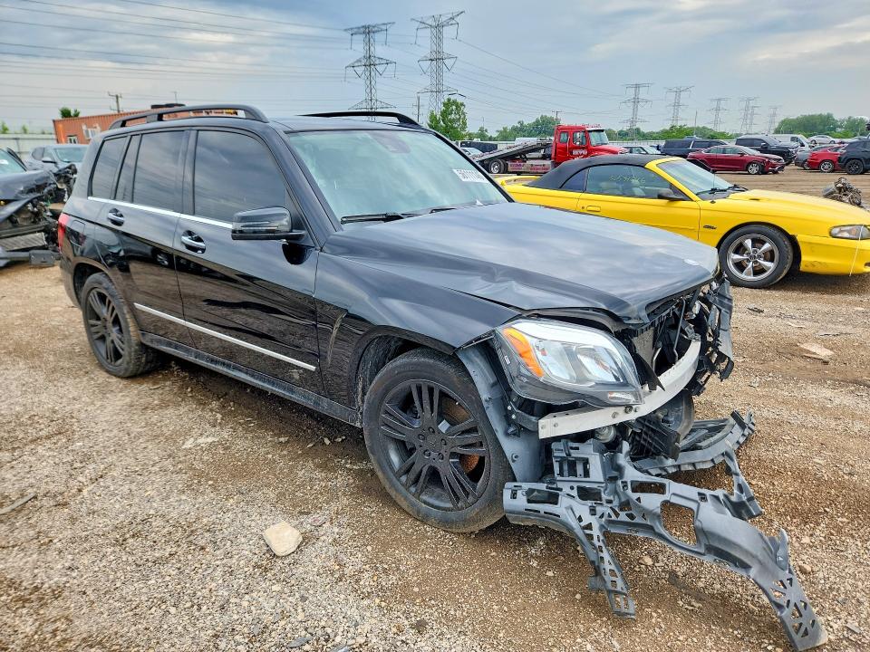2014 Mercedes-benz Glk-klasse VIN WDCGG8JB3EG318339 COPART salvage auction — FRONT END, Il - Salvage Certificate, sold $1,700 on 2026-07-30 (photo 4)