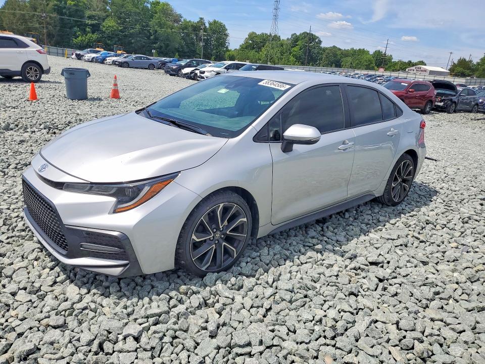 2022 Toyota VIN JTDS4MCE5NJ092834 COPART salvage auction — SIDE, Nc - Salvage Certificate Of Title, sold $500 on 2026-07-29 (photo 1)