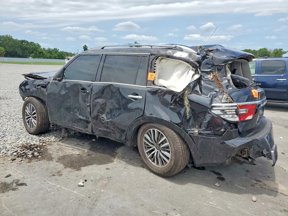 2022 Nissan Armada VIN JN8AY2BC1N9161707 COPART salvage auction — ROLLOVER, Fl - Certificate Of Destruction, sold $3,500 on 2026-07-27 (photo 2)