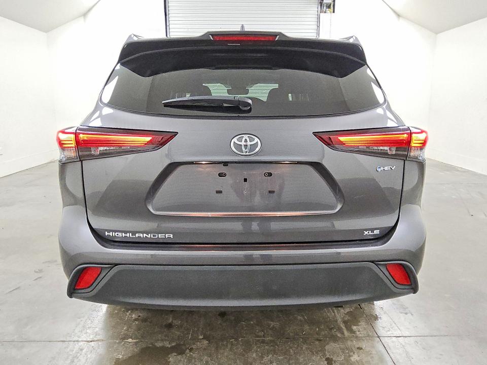 2025 Toyota Highlander hybrid VIN 5TDKBRCH5SS672189 COPART salvage auction — HAIL, TX - CERTIFICATE OF TITLE, sold $27,750 on 2026-07-16 (photo 6)